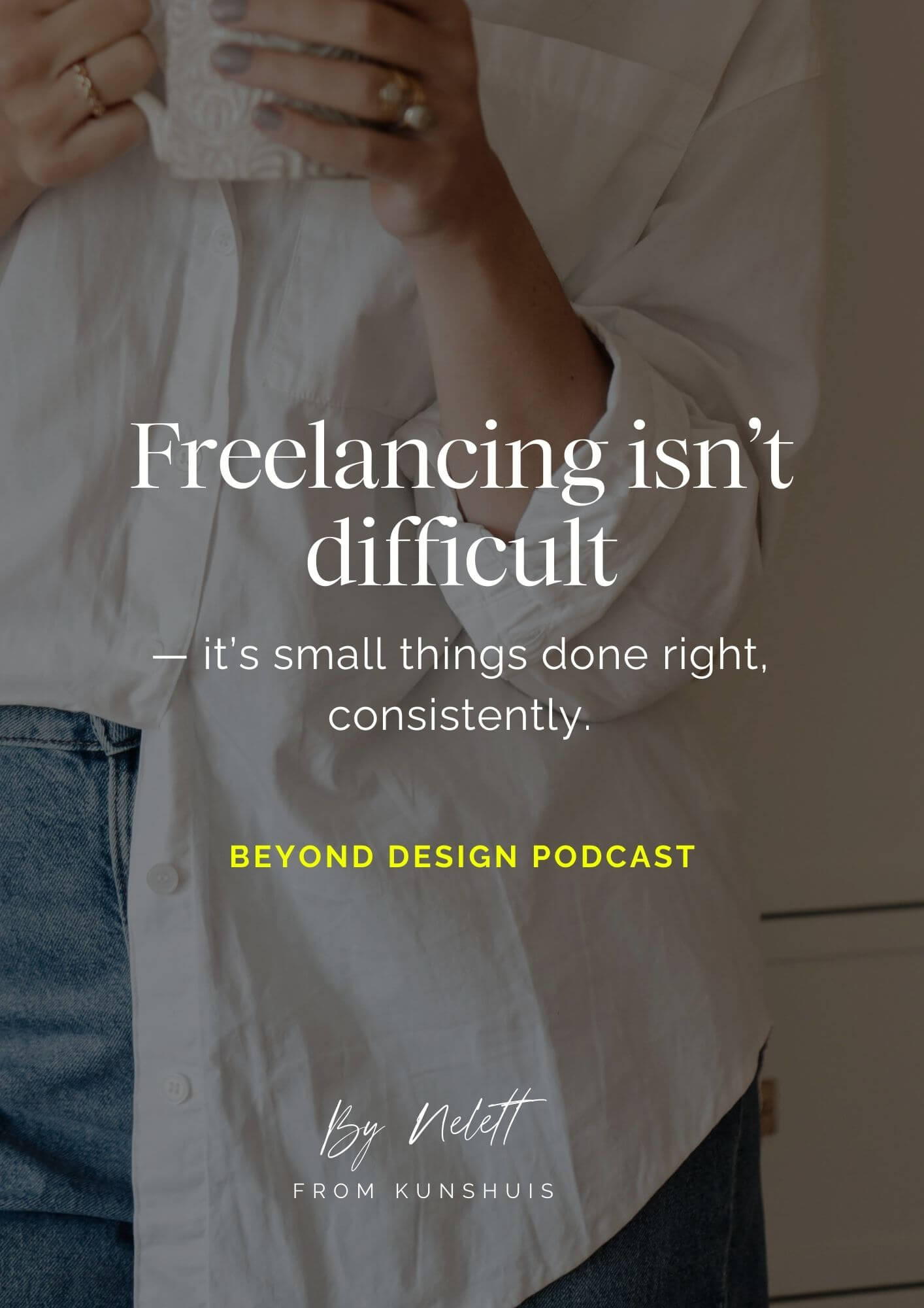 Yes, design matters. But here’s my belief: being a graphic designer is only 20% design.
The rest is people, pricing, feedback, confidence, boundaries, energy, family, faith, focus—life. And that 80%? That’s where your power sits.
